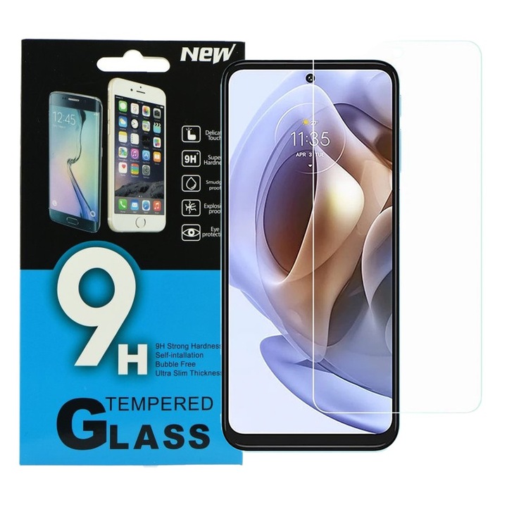Motorola Moto G52 / G71S / G72 / G82 5G kompatibilis üvegfólia, előlapi, edzett