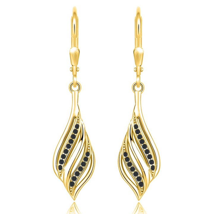 KOLCZYKI ŁEZKI WISZĄCE