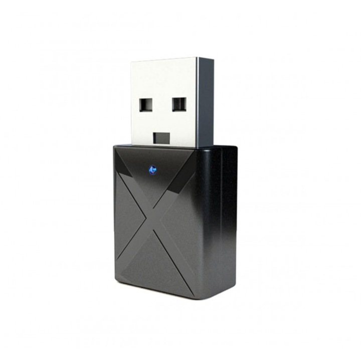 Adaptor bluetooth, ATL, USB tata/Jack 3.5 mm mama, Negru