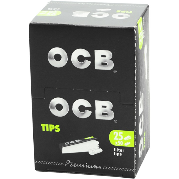 Filtre tigari, OCB, 25 x 50 buc