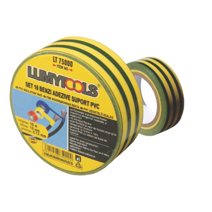Изолационна лента 19 мм х 10 м, PVC - eMAG.bg
