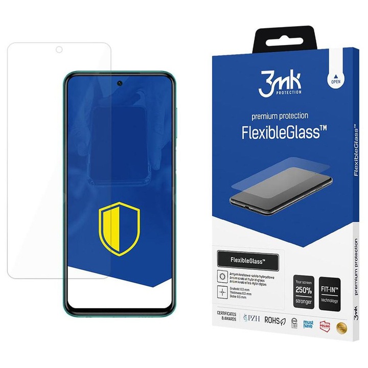 Стъклен протектор 3mk FlexibleGlass Xiaomi Redmi Note 9 Pro 5G