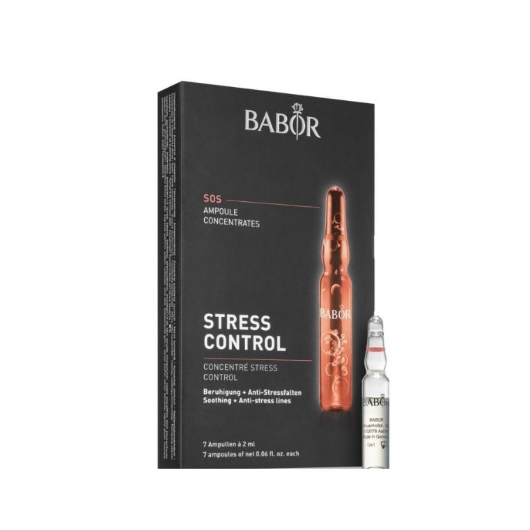 Set ser concentrat antiimbatranire Babor Ampoule Concentrates Stress Control 7 X 2 ml eMAG.ro