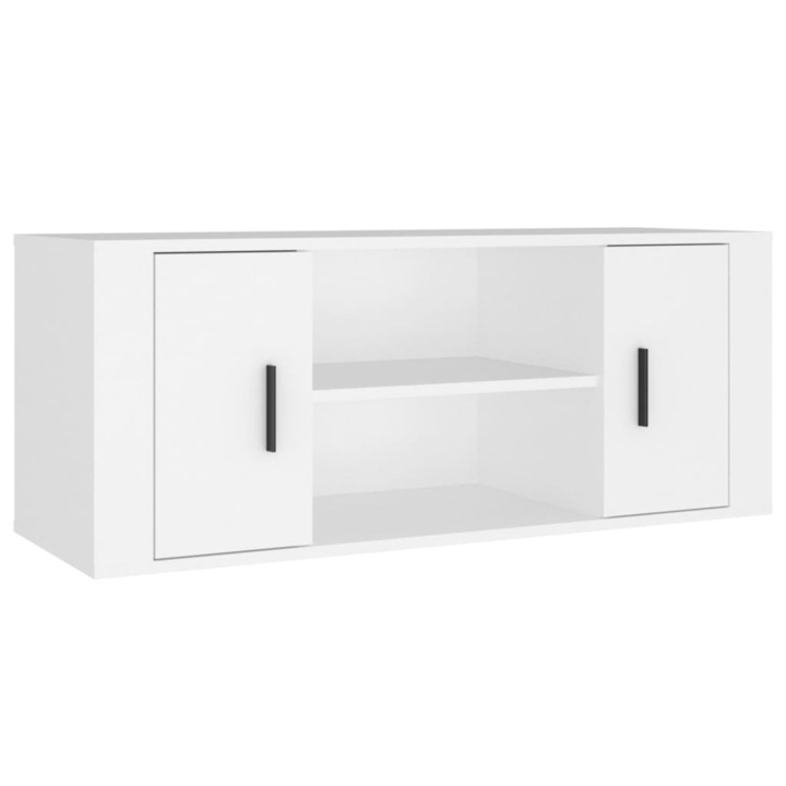 ТB шкаф vidaXL, Бял, 100x35x40 см, Инженерно дърво, 19.4 kg
