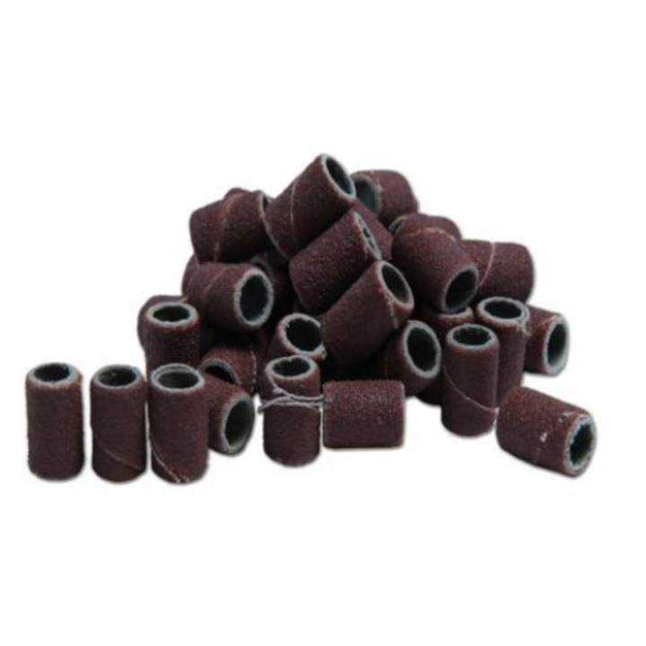 Комплект от 50 броя шкурка за електрическа пила за нокти, Global Fashion, 120 гр