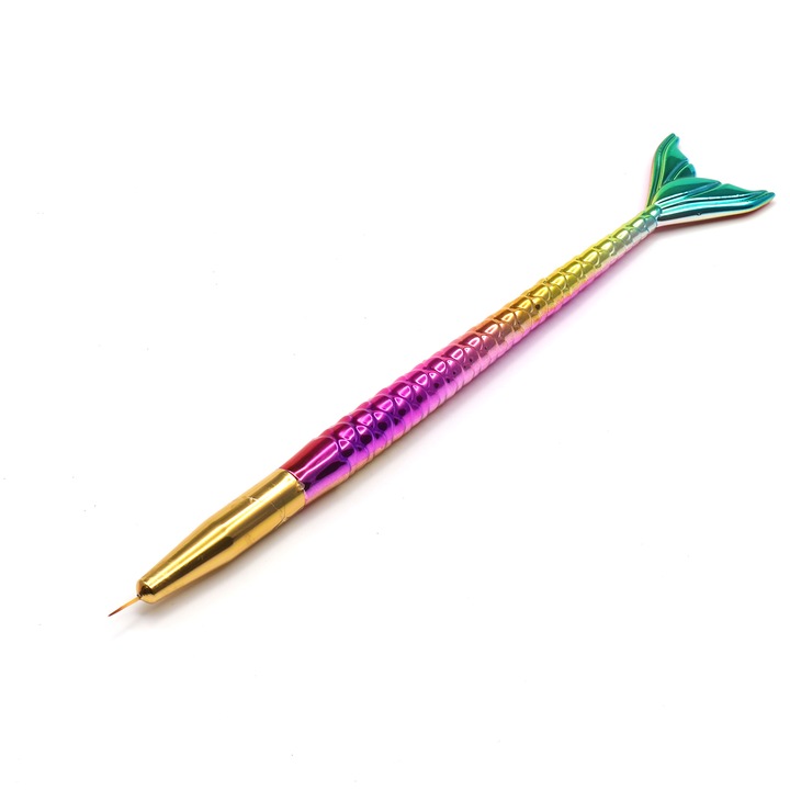 Ecset körömfestéshez, Global Fashion, hal, 00, Multicolor