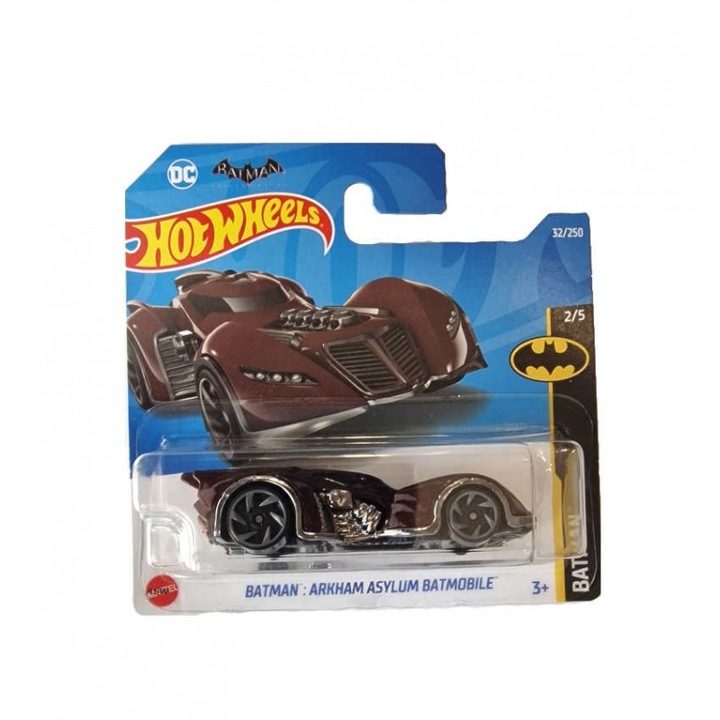 Hot Wheels Metallic Car, Batman: Arkham Asylum Batmobile, Visiniu, 1:64