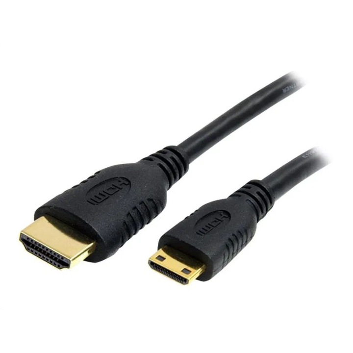 StarTech.com 0.5m High Speed HDMI Cable with Ethernet HDMI to HDMI Mini - HDMI with Ethernet cable - 50 cm (HDACMM50CM)
