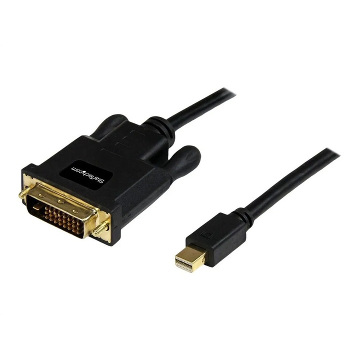 StarTech.com MDP2DVIMM6B video átalakító kábel 1,8 M mini DisplayPort DVI-D Fekete (MDP2DVIMM6B)