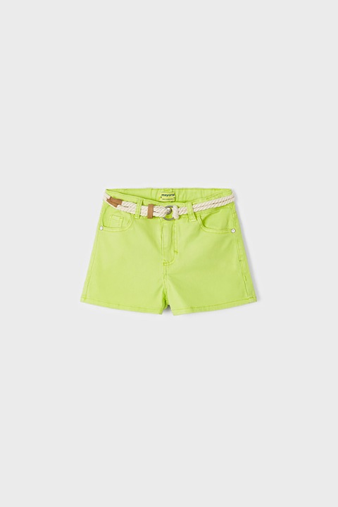 Mayoral, Blugi scurti cu o curea, Verde lime