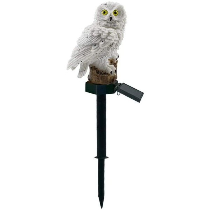 Меркатон® LED соларна лампа, White Owl Модел IP 67, 43 см