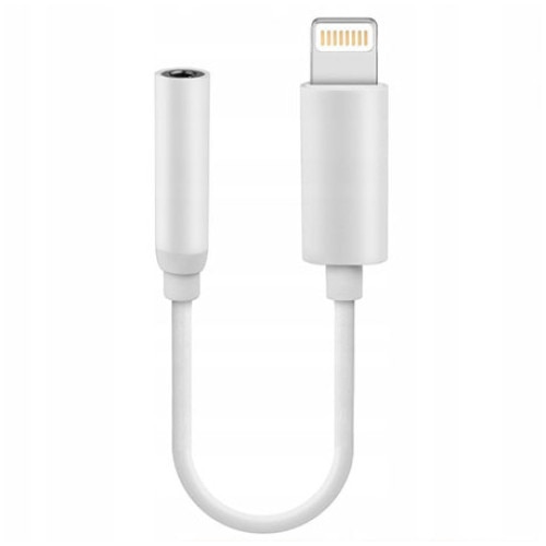 Adaptor cablu Jack pentru casti iPhone, Alb eMAG.ro