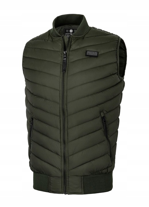 Vesta barbati Halley, Pitbull, Nylon/Poliester, Verde inchis, M