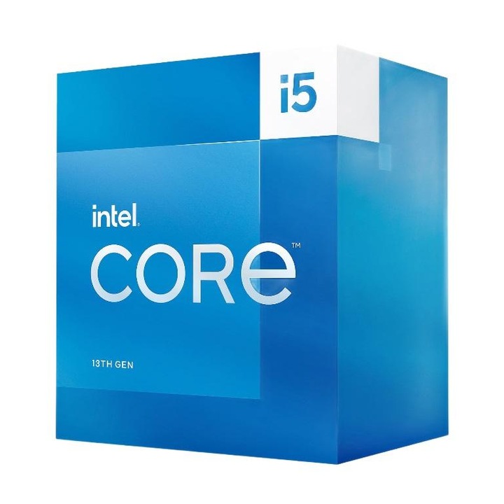 Процесор Intel Raptor Lake Core i5-13400F, 6P+4E Cores, 2.50 GHz, 20MB, LGA1700, 65W, BOX