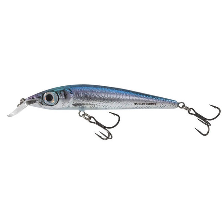 Wobbler Salmo Rattlin Sting felfüggesztés 9cm 11g színes Holografikus Kék