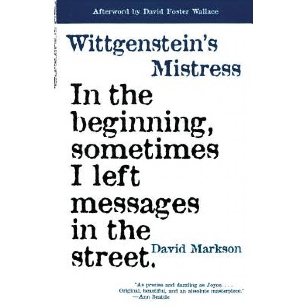 Wittgenstein's Mistress, David Markson