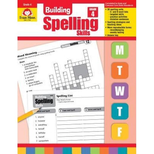 Building Spelling Skills, Grade 4, Doug Wurst, Evan-Moor Educational Publishers, Sharman Wurst