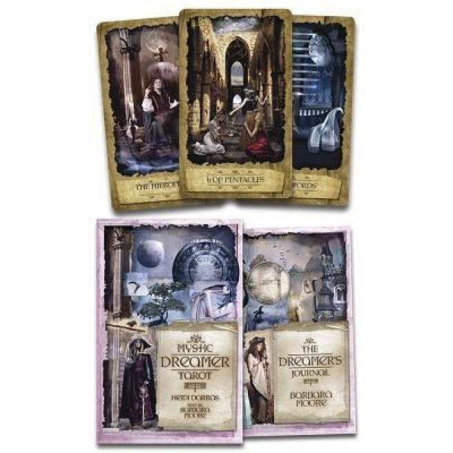 Mystic Dreamer Tarot [With 78-Card Deck and Black Organdy Tarot Bag] - Heidi Darras