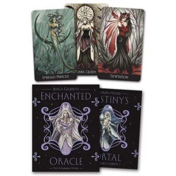 Enchanted Oracle [With 240-Page Guidebook and 36-Card Oracle Deck and Silver Bag and Fairy Pendant] - Jessica Galbreth, Barbara Moore