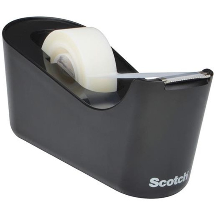 Distribuitor de banda adeziva, 3M SCOTCH, Negru