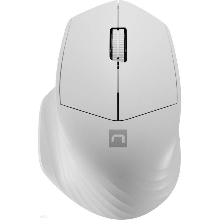 Безжична мишка Natec, Siskin 2, Wireless, 800-1600 dpi, Бял