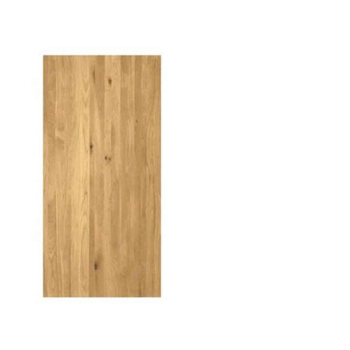 Blat din stejar Ambient Decor cu laturile drepte, 1200 x 800 x 37 mm, culoare natur
