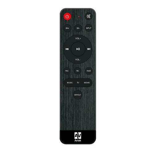 Soundbar Avtek 2.1, MicroJack 3.5 mm, 60W (36W + 2x12W), Bluetooth, Negru