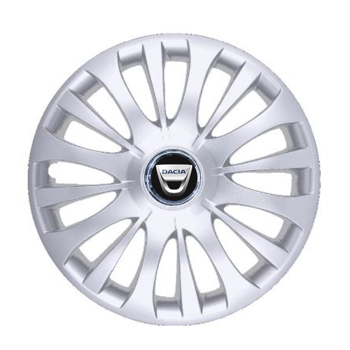 Set 4 Capace Roti Creative REY® R15, Potrivite Jantelor de 15 inch, Pentru Dacia, Model 328