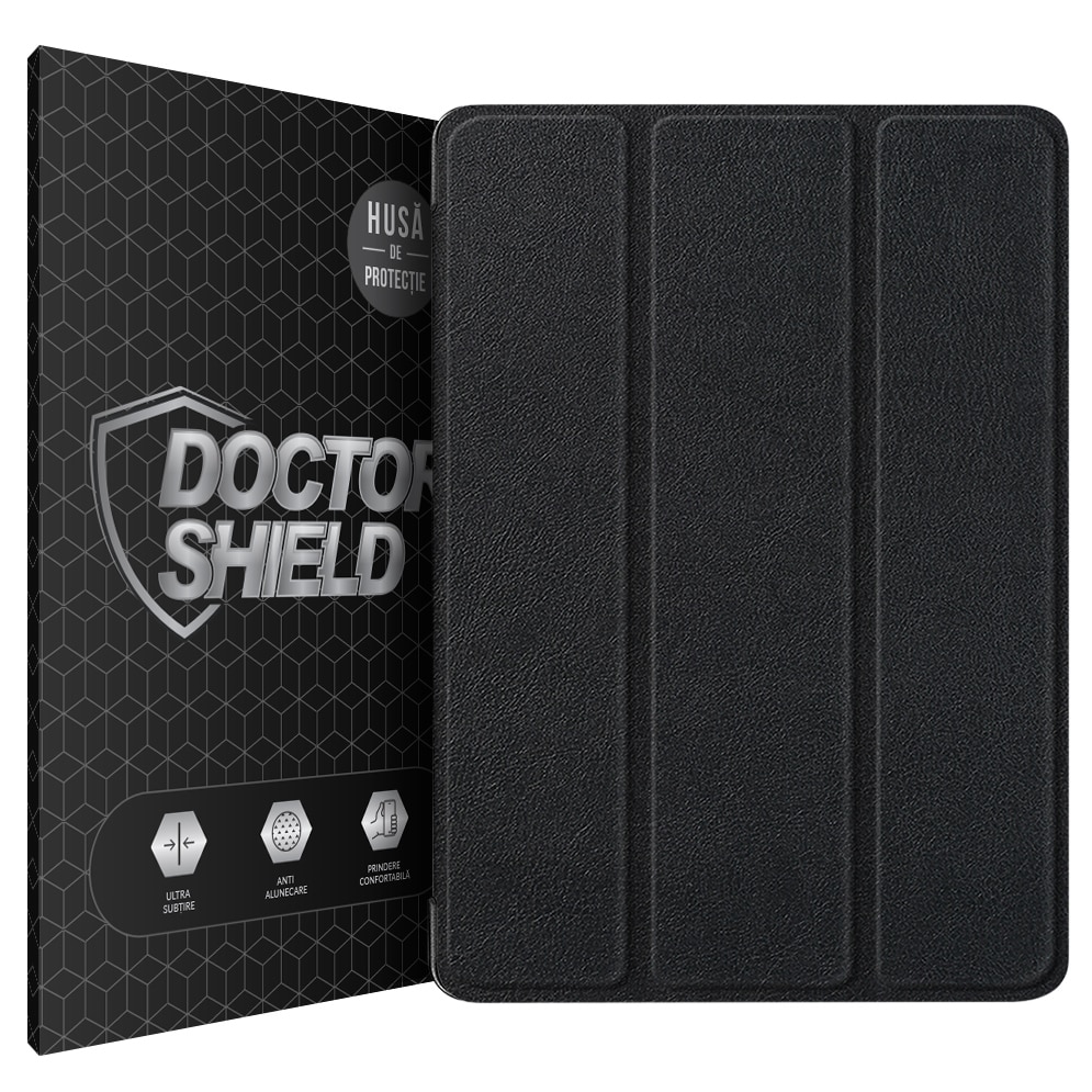 Husa de Protectie, Compatibila Apple iPad Pro 12.9" (2022), Dr.Shield, Negru