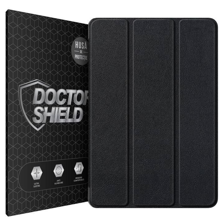 Husa de Protectie, Compatibila Apple iPad Air 5 10.9" (2022), Dr.Shield, Negru