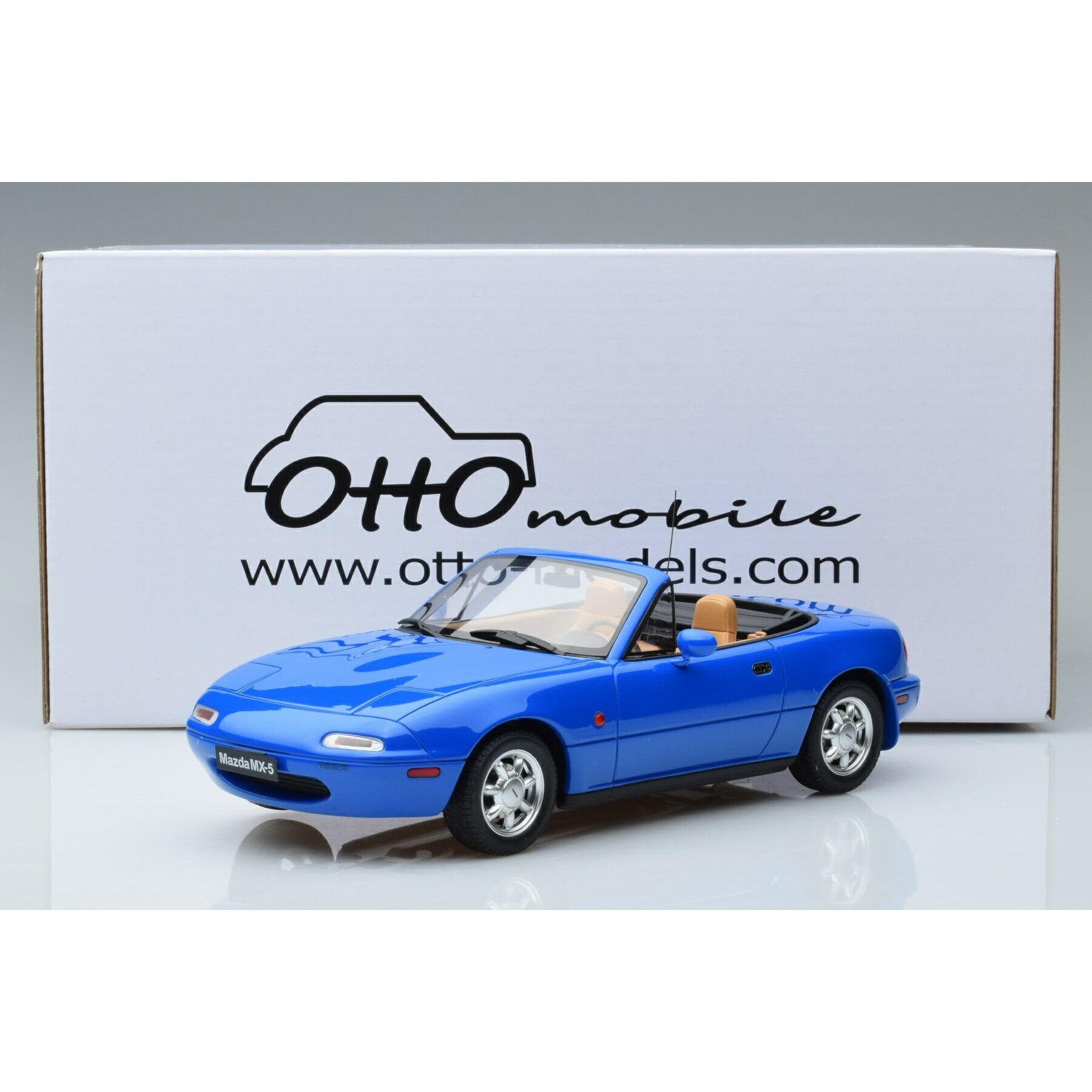 ミニカー OttO mobile 1/18 マツダ MX-5 1990 (ブルー)世界限定 1,500