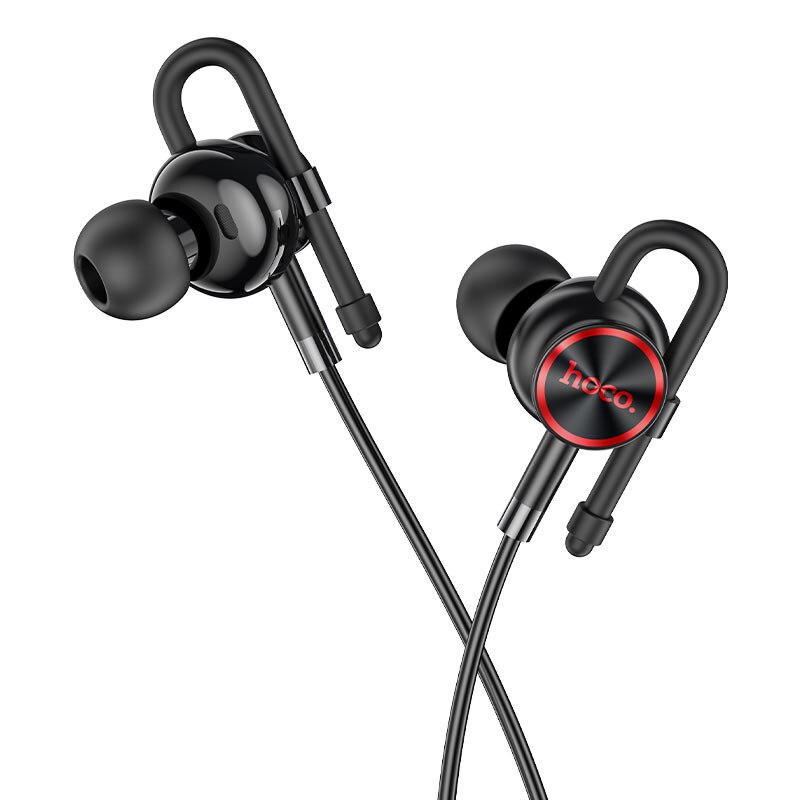 Casti HOCO M84 Perfection cu microfon, jack 3.5 mm, negru