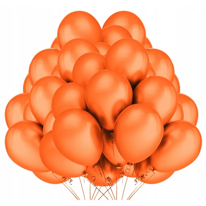 Комплект балони, Vixen, 50 части, 30 см, оранжев металик