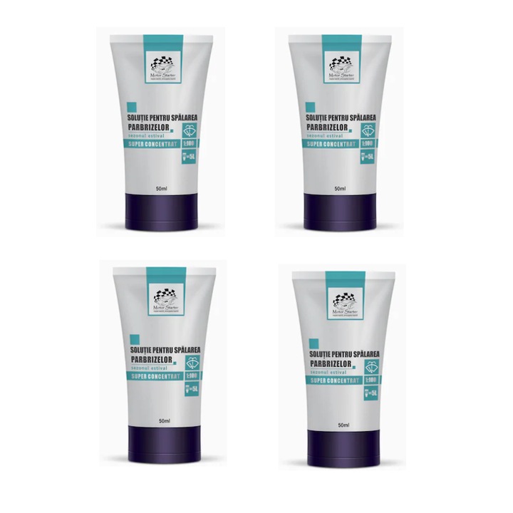 Комплект 4 броя течност за чиставки, Концентрирана, 50 мл