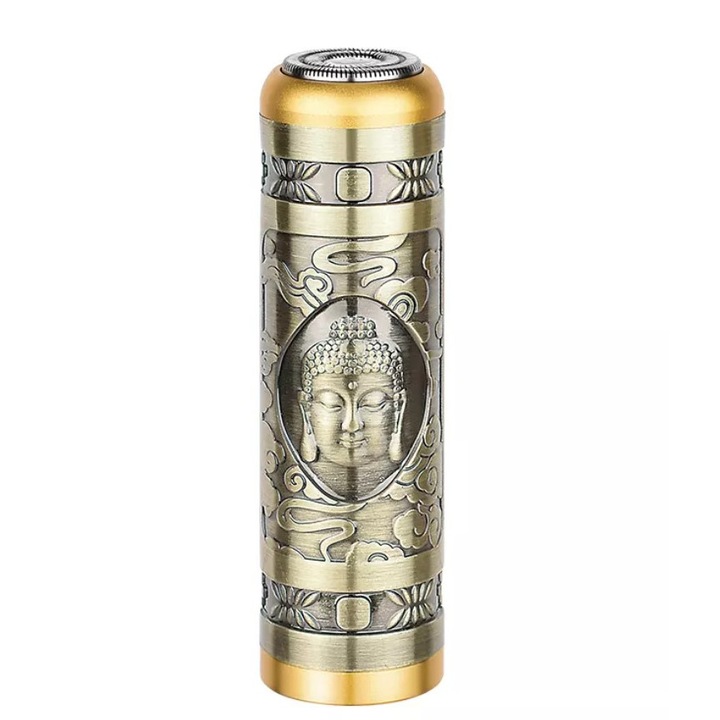 Aparat de ras profesional Balkan Oriental, Shaver Skin fara fir, cu Lame din Inox, Gold 3