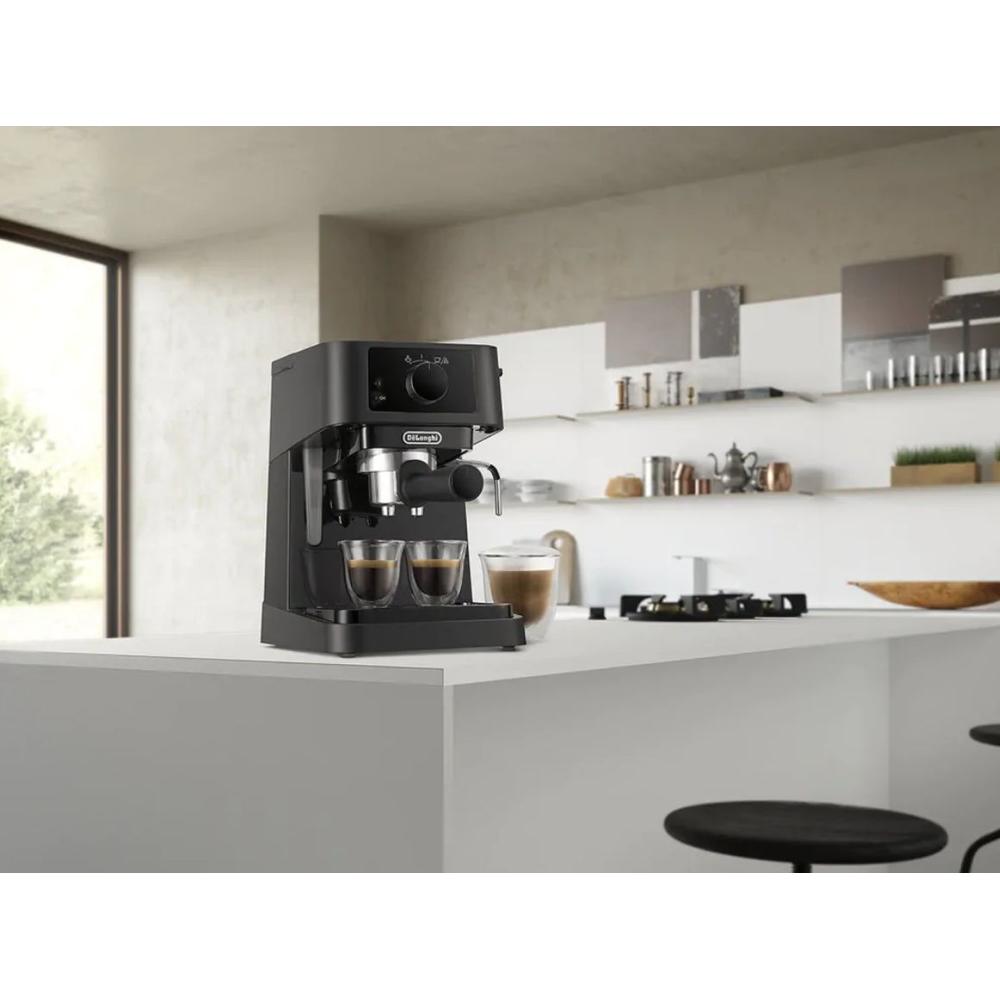 Espressor manual DE LONGHI Stilosa EC230.BK, 1l, 1100W, 15 bar, functia  ECO, negru - eMAG.ro