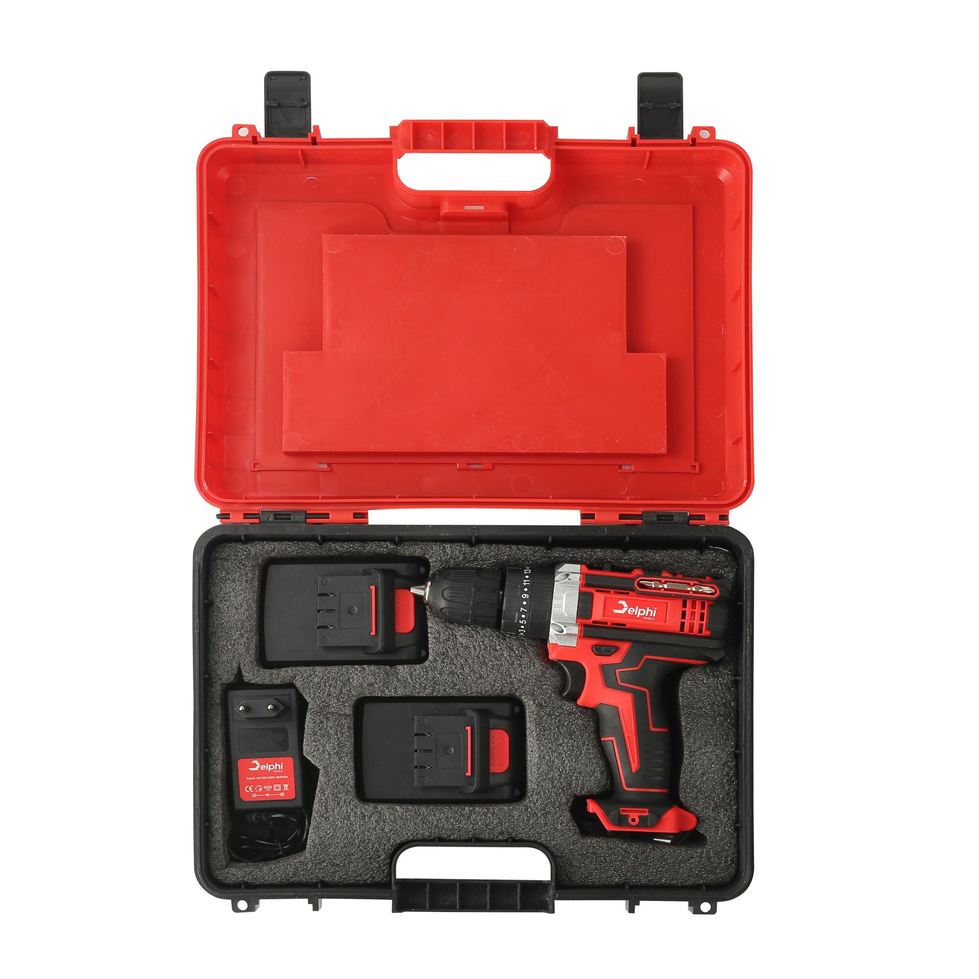 Акумулаторна бормашина, Delphi Tools, 20V 1,5 mAh, пластмасов корпус ...