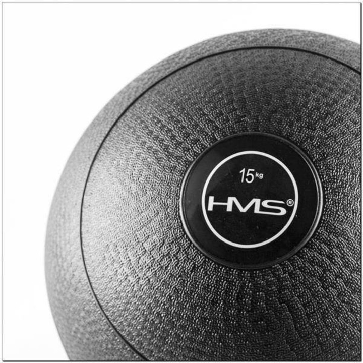 Топка за фитнес Hms, PSB15, 27 см, 15 кг, черна