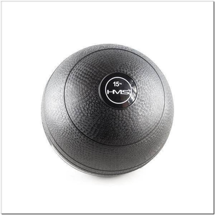 Топка за фитнес Hms, PSB15, 27 см, 15 кг, черна