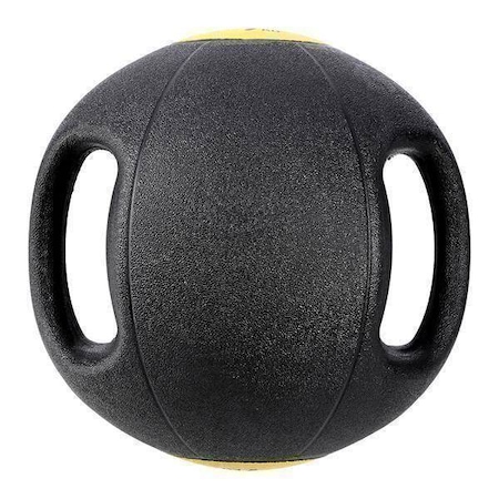 Minge medicinala Hms, 23cm, 7kg, Cauciuc, Negru