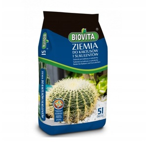 Substrat de sol pentru cactusi/ suculente, Biovita, 5L