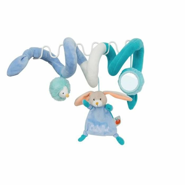 Jucarie Plus Pentru Copii Baby Nat Spiral Of Activities Pom Albastru 28 x 10 x 21 cm