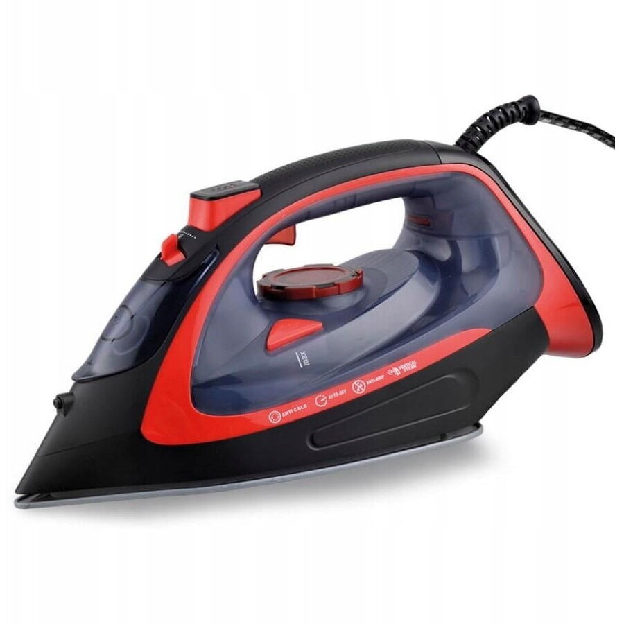 Fier de calcat Maestro, 2200 W, Rosu/Negru