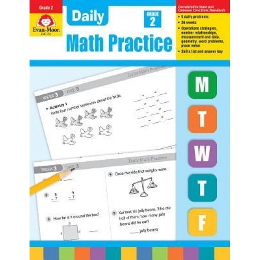 Daily Math Practice, Grade 2, Jo Ellen Moore, Evan-Moor Educational Publishers
