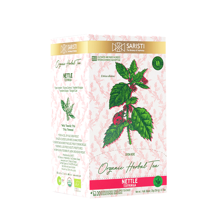 Ceai, Saristi, Urzica, Organic, 20 Plicuri