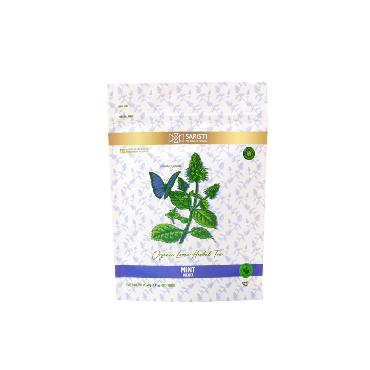 Ceai, Saristi, Menta, Frunze, 40g