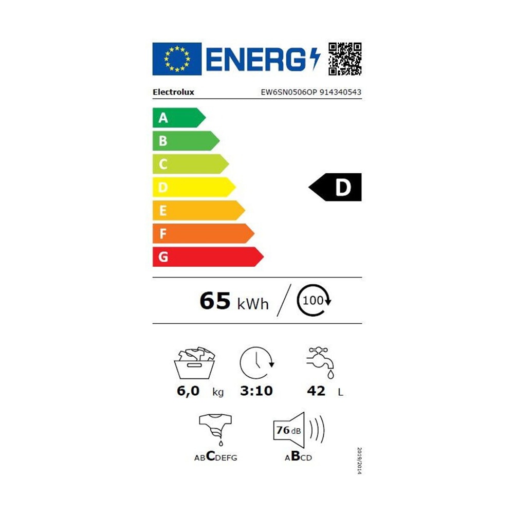Masina de spalat Electrolux, 1000 RPM, Alb