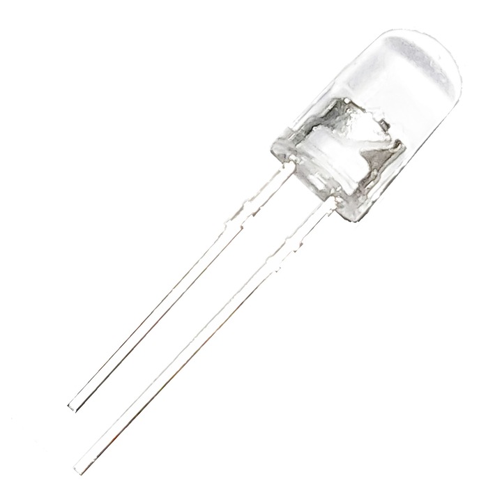 RGB LED 2 пина. 5 mm в диаметър с редуваща се продължителност и непрекъсната смяна на цвета