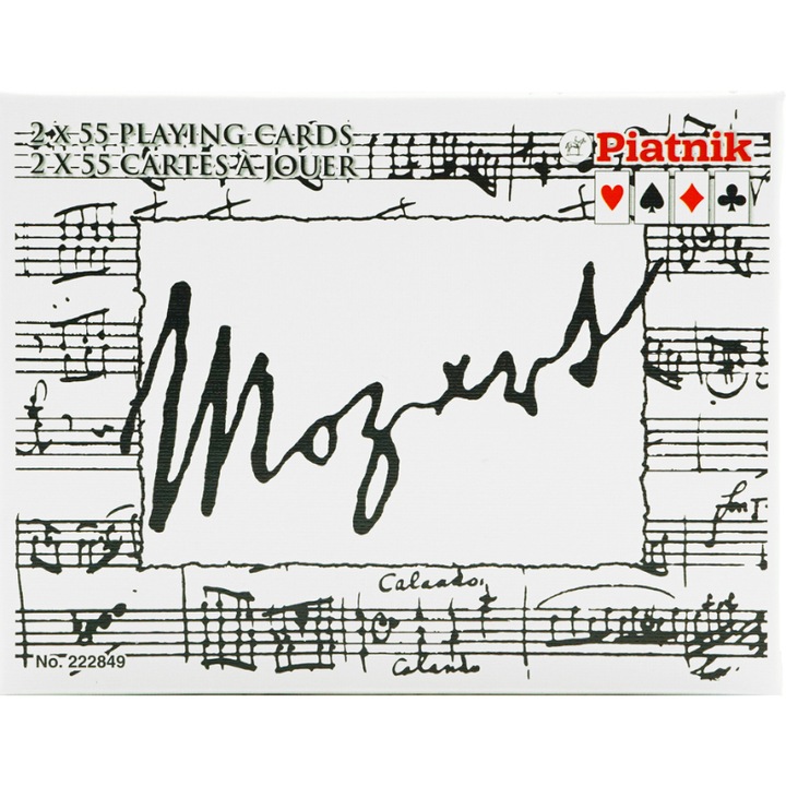 Kártyajáték Mozart, Piatnik, Műanyag
