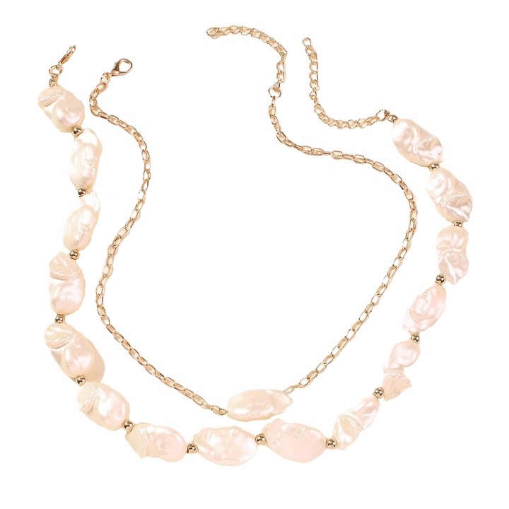 2 db nyaklánc 5145, Sic Moda, Arany készlet, hossza 50 cm